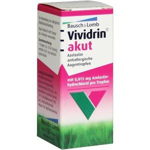 Vividrin akut Azelastin antiallergische Augentropf, 6 ML