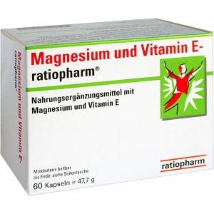 MAGNESIUM und VITAMIN E-ratiopharm, 60 ST
