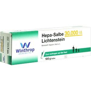 Hepa-Salbe 30000 I.E. Lichtenstein, 100 G