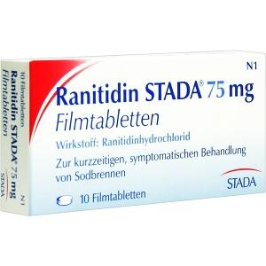 Ranitidin STADA 75mg Filmtabletten, 10 ST