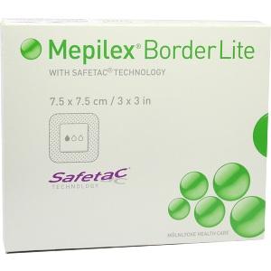 Mepilex Border Lite Verband 7.5cmx7.5cm, 5 ST