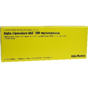Alpha-Liponsäure AAA 600mg Fertiginfusion, 5x50 ML
