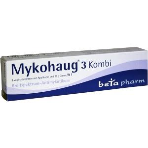 Mykohaug 3 Kombi 3 Vaginaltabl./25g Creme, 1 P