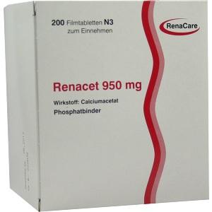 RENACET 950mg, 200 ST