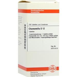 CHAMOMILLA D12, 200 ST