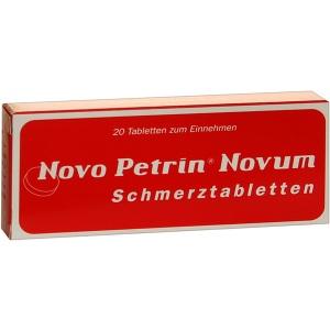 Novo Petrin Novum Schmerztabletten, 20 ST