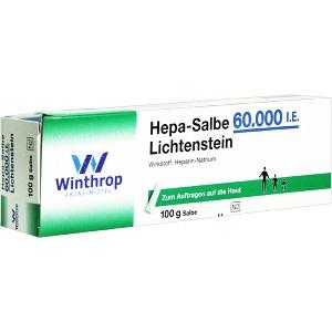 Hepa-Salbe 60000 I.E. Lichtenstein, 100 G