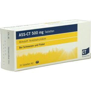 ASS - CT 500mg Tabletten, 30 ST