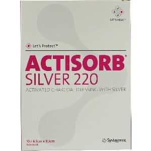 ACTISORB 220 SILVER 9.5x6.5cm steril, 10 ST