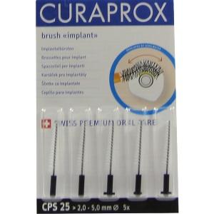 Curaprox CPS 25 schwarz Interdentalbürsten, 5 ST