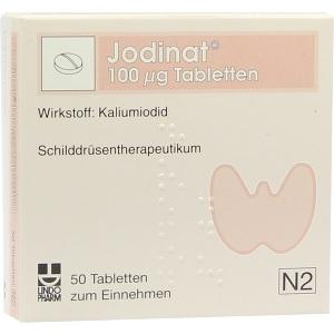 Jodinat 100ug Tabletten, 50 ST