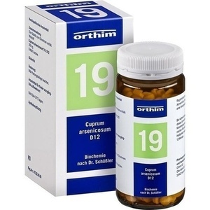 Biochemie Orthim NR19 Cuprum arsenicosum D12, 400 ST