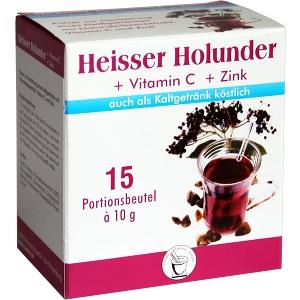 Heisser Holunder+Vit.C+Zink, 15x10 G