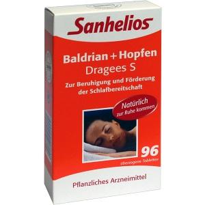 SANHELIOS BALDRIAN HOPFEN DRAGEES S, 96 ST