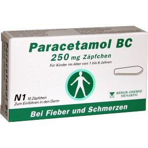 Paracetamol BC 250mg, 10 ST