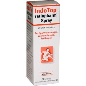 INDO TOP RATIOPHARM SPRAY, 50 ML