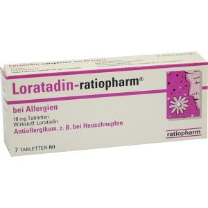 Loratadin-ratiopharm bei Allergien, 7 ST