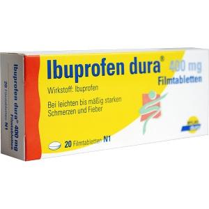 Ibuprofen dura 400mg Filmtabletten, 20 ST