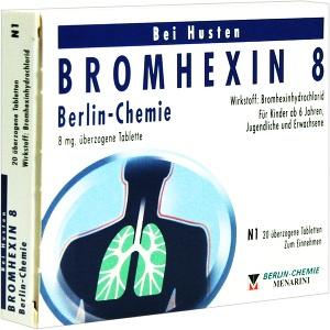 BROMHEXIN 8 BERLIN CHEMIE, 20 ST