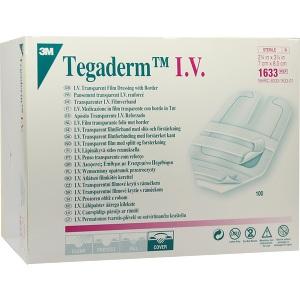 Tegaderm 3M 1633 7.0x8.5cm Transparent Verb., 100 ST