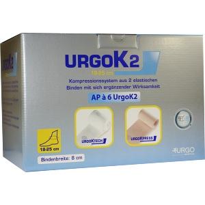 UrgoK2 Kompr.Syst.Knoechelumf.18-25cm 8cm breit, 6 ST