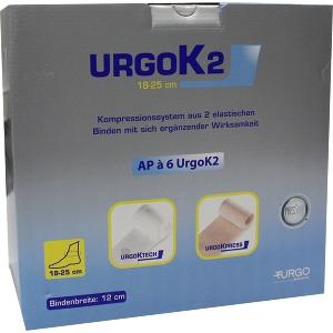 UrgoK2 Kompr.Syst.Knoechelumf.18-25cm 12cm breit, 6 ST