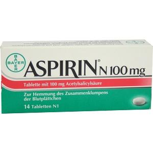 ASPIRIN N 100mg, 14 ST