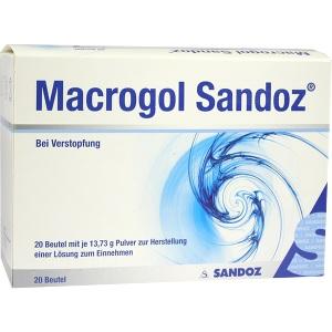 Macrogol Sandoz, 20 ST