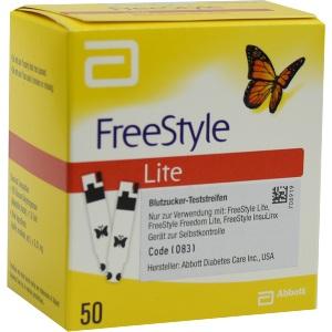 Freestyle Lite Teststreifen ohne Kodieren, 50 ST