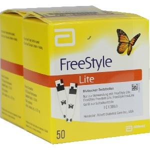 Freestyle Lite Teststreifen ohne Kodieren, 100 ST