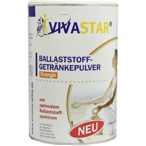 VIVASTAR Ballaststoff-Getränkepulver Orange, 600 G