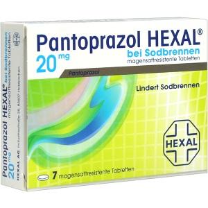 Pantoprazol HEXAL bei Sodbrennen, 7 ST