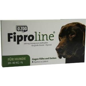 Fiproline 268mg Lösung z.Auftro.grosse Hunde Vet, 4 ST