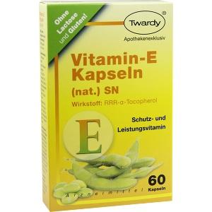 Vitamin E Kapseln (nat.) SN, 60 ST