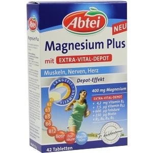Abtei Magnesium Plus mit Extra Vital Depot, 42 ST