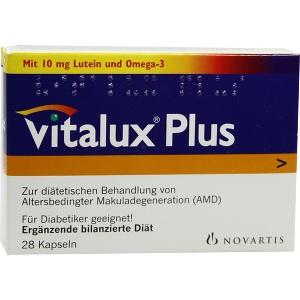Vitalux plus 10mg Lutein Kapseln, 28 ST
