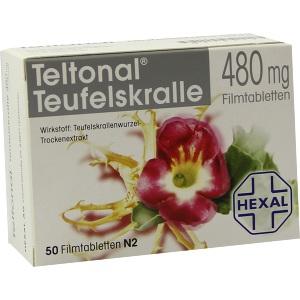 Teltonal Teufelskralle 480mg Filmtabletten, 50 ST