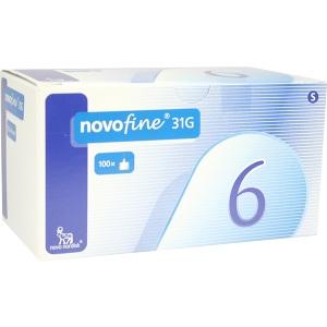 NovoFine 6 Kanülen 0.25x6mm, 100 ST