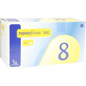 Novofine 8 Kanuelen 0.30x8mm, 100 ST