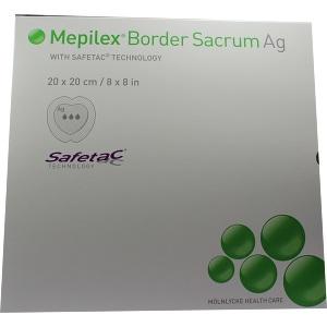 Mepilex Border Sacrum Ag 20x20cm, 5 ST