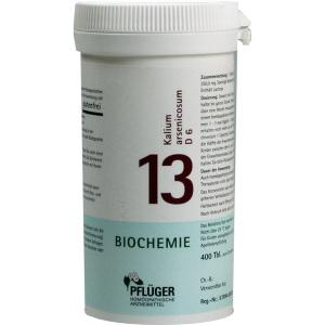 Biochemie Pflüger Nr. 13 Kalium arsenicosum D 6, 400 ST