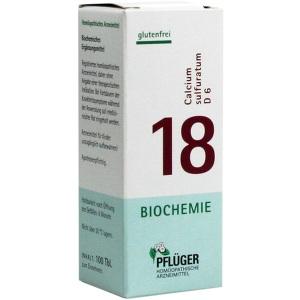 Biochemie Pflüger Nr. 18 Calcium sulfuratum D 6, 100 ST