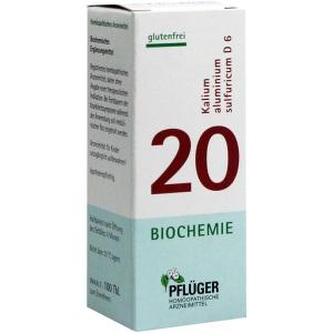 Biochemie Pflüger Nr. 20 Kalium-Aluminium sulf D 6, 100 ST