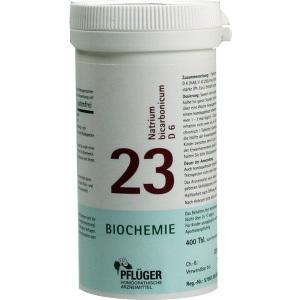 Biochemie Pflüger Nr. 23 Natrium bicarbonicum D 6, 400 ST