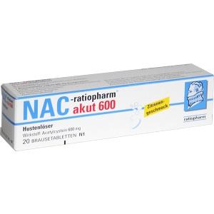 NAC-ratiopharm akut 600mg Hustenlöser, 20 ST