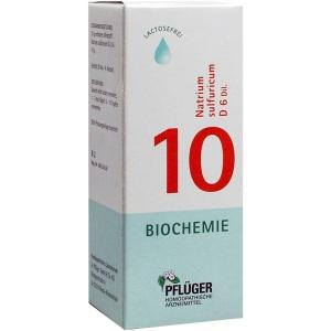 Biochemie Pflüger Nr. 10 Natrium sulfuricum D 6, 100 ML