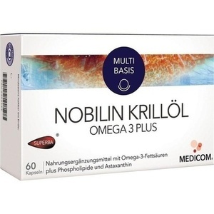 Nobilin Krillöl Omega 3 Plus, 60 ST