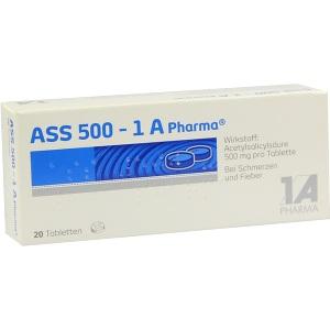ASS 500 - 1 A Pharma, 20 ST