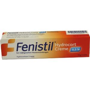 Fenistil Hydrocort Creme 0.5% b.mäßigsta.Hautentz., 15 G