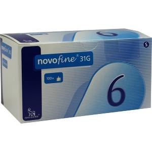 Novofine 6 Kanülen 0.25x6mm 31G, 100 ST